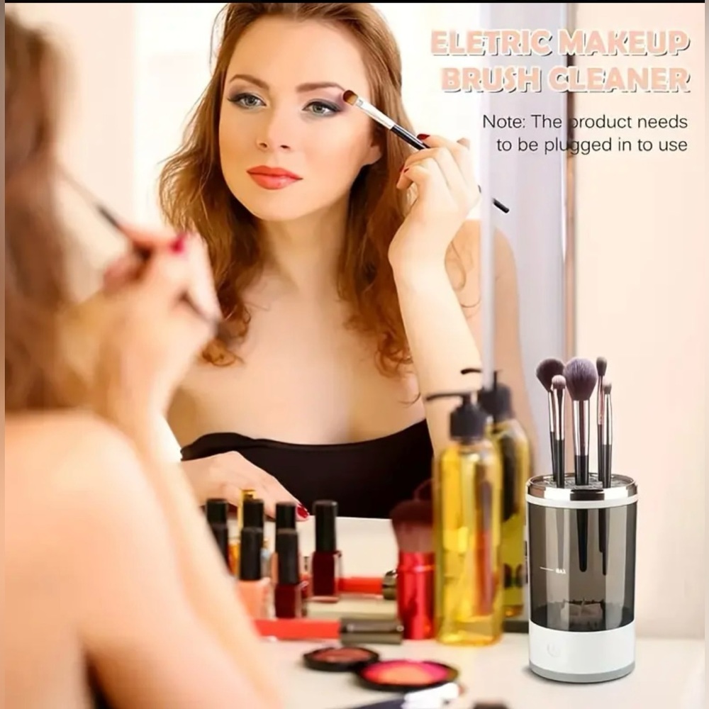 Makeup Brush Cleaner USB Plug Portable Electric - Picture 3 of 9